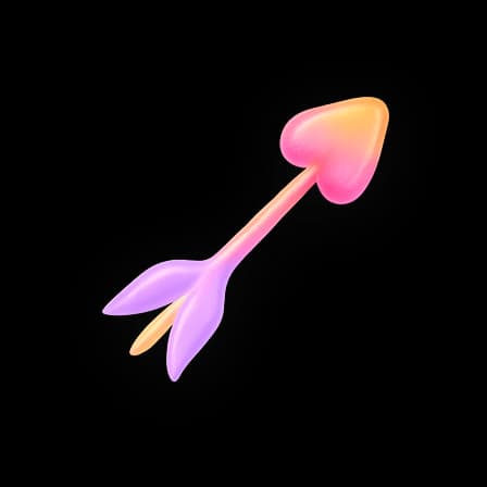 Love arrow illustration